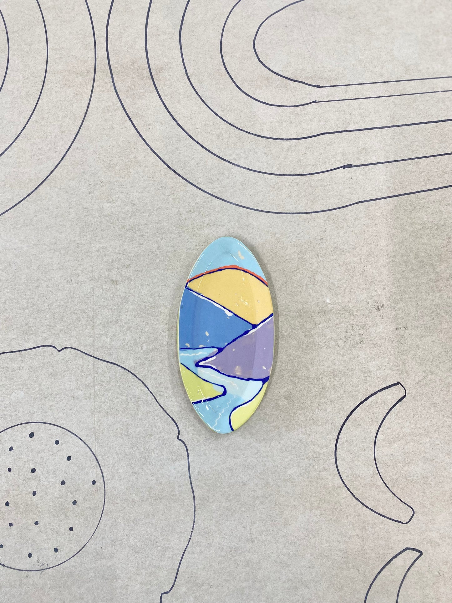 Landscape Butterdish